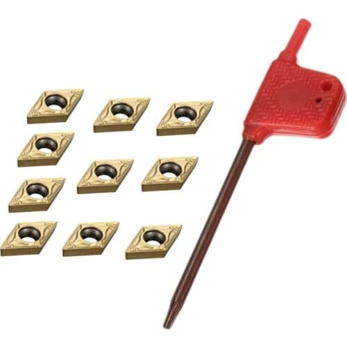 DCMT070204 US735 DCMT21.51 CNC Inserts Blades Machine Turning Tool and Wrench