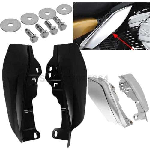 Motorcycle Mid-Frame Air Deflector With Screws Engine Heat Shield Cover For Harley Touring Electra Glide Road King After 2017