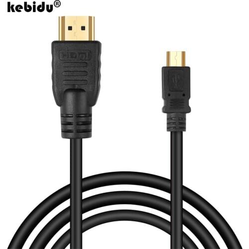 Kebidu High Quality High Speed 1.5m Audio Cable 1080P Micro USB To HDMI Cable HDTV Adapter For Samsung Galaxy For HTC LG Sony