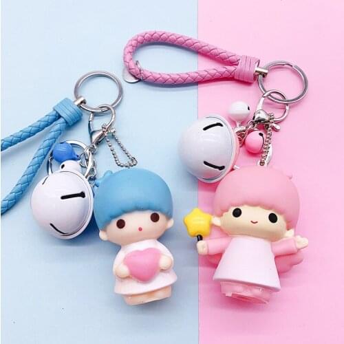 Korean version of ins cute angel baby keychain ring chain creative men and women gift car backpack ornaments