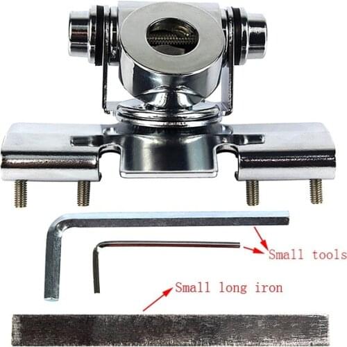 Antenna Bracket RB-400 Adjustable Angle Universal Silver Clip Edge For YAESU FT-7800R QYT KT8900 TYT TH9800 bj218 8900R car radi