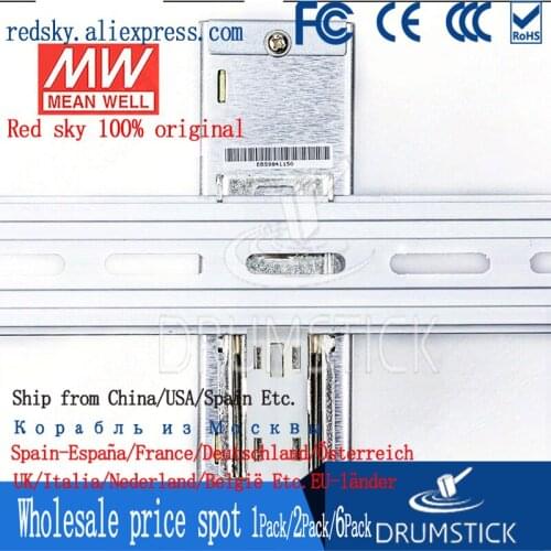 Kindly MEAN WELL 6Pack SDR-120-24 24V 5A SDR-120 24V 120W Single Output Industrial DIN RAIL with PFC Function
