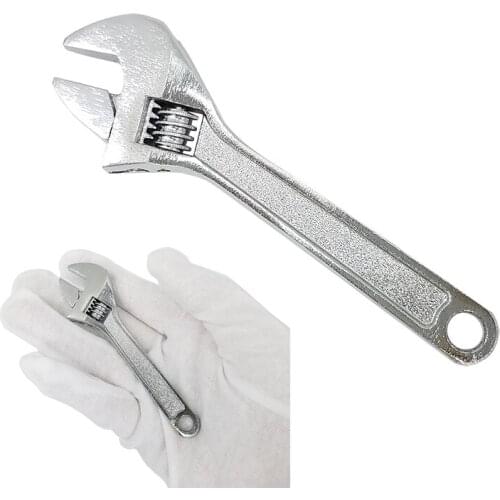 Julydream Mini Adjustable Wrench 4 Inch (100mm) Spanner Wrench Pocket Gift Tool For Model Making Crafts DIY Tools