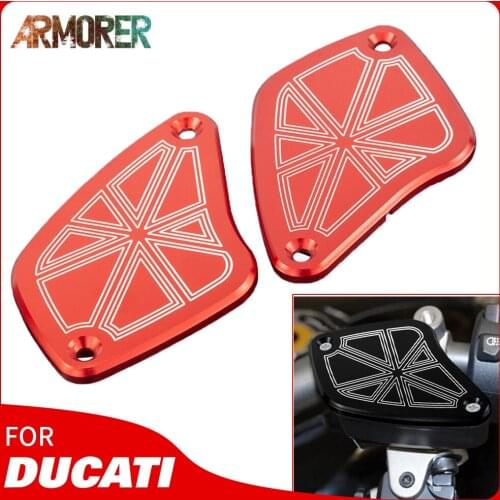 Motorcycle Accessories For Ducati Diavel X Diavel / S Front Brake Reservoir Fluid Tank Cover 2011 - 2018 2016 - 2019 2012 2013