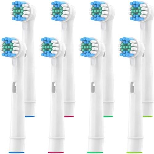 8x Replacement Brush Heads For Oral-B Electric Toothbrush Fit Advance Power/Pro Health/Triumph/3D Excel/Vitality Precision Clean