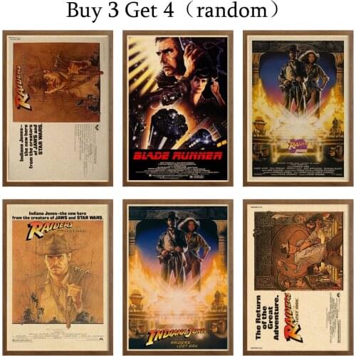 Blade Runner Art Print Wall Poster Retro Movie posters & prints Kraft Paper Poster Funny Wall Decoration For Home decor 42X30cm