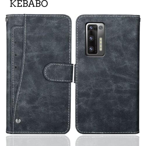 Luxury Wallet Doogee S97 Pro Case 6.39" Vintage Flip Leather Business Protective Cover For Doogee S97 Pro Case Phone Holder