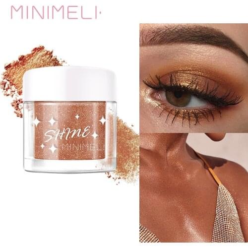 SACE LADY Eye Shadow Powder Pearlescent Fine Flash Natural Brightening Body High Gloss Powder Glitter Makeup Cosmetics 2.2g