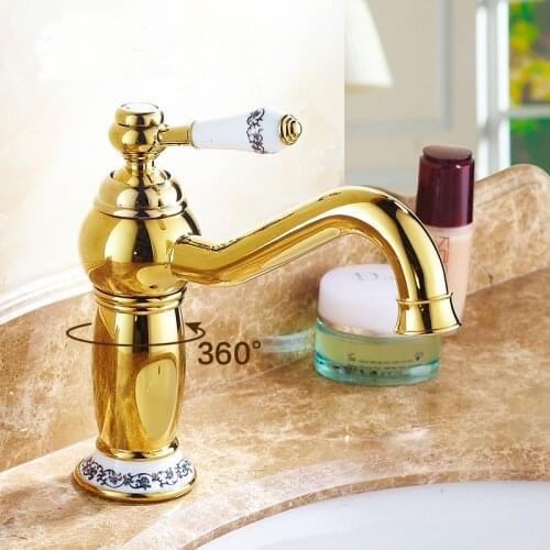 Retro Magic Lamp style bathroom sink basin faucet hot and cold, Antique brass wash basin faucet mixer water tap vintage 4 colors