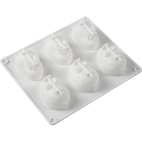 Paste Mould Press Baking Utensils Food-grade Silicone Fondant Cake Mold Cake Plunger Household Cake Decoration Easy Safe