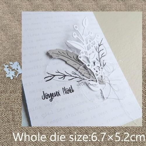 XLDesign Craft Metal Cutting Die stencil mold 2pcs leaves decoration scrapbook Album Paper Card Craft Embossing die cuts