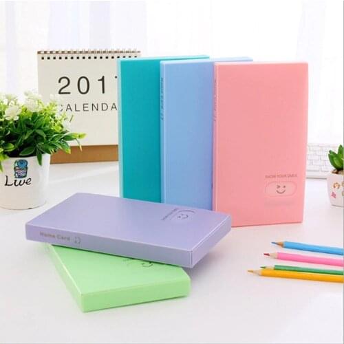 Business Card Book Name ID Credit Holder Rack Book Case Organizer Lomo Card Photocard Photo Album-120 Pocke