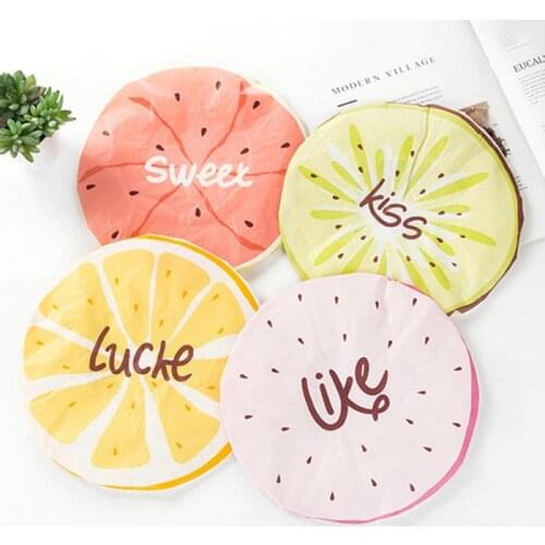 HOT!! High Quality Shower Cute Cap Thick Waterproof Women Cute Hat Cleaning Salon Elastic Salon Resuable Bathroom Accessories