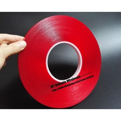 0.5mm Thick, 1x (10mm*33Meters) Transparent Double Coated Acrylic Glue Tape for Car Strip, Glass Joint