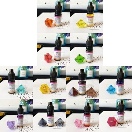 12 Colors Epoxy Resin Pigment Liquid Resin Colorant Pigment Colorant Dye Crafts