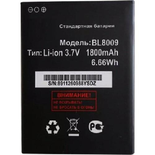 3.7V BL8009 Battery For Fly FS451 Nimbus Battery BL 8009 BL-8009 FS 451 High Quality Cell Phone Batteries Free Shipping
