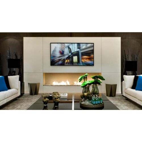 Inno-Fire 48 inch real fire remote control intelligent smart biofuel insert fireplace