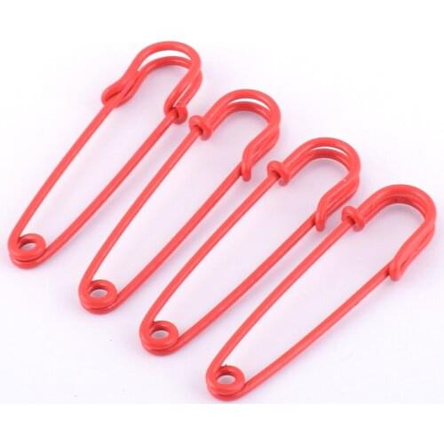 50mm Red pins Safety Pins Larger Safety Pins Kilt Pins Broochs letter Bar Pins Apparel Accessories DIY Sewing
