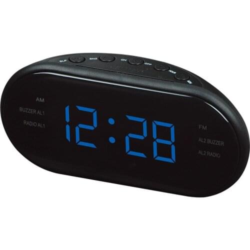 AsyPets New Fashion Modern AM/FM LED Clock Radio Electronic Desktop Alarm Clock Digital Table Clocks Snooze Function-25