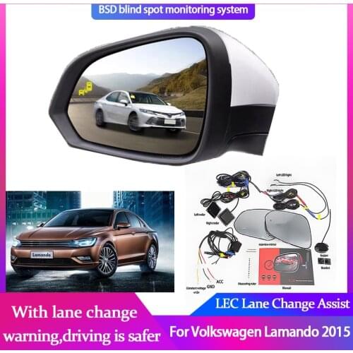 Car BSD BSM for Volkswagen Lamando 2015 Blind Spot Radar Detection System Microwave Sensor Change Driving Reversing Radar Sensor