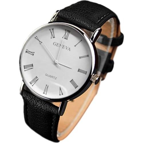 Trendy Mens Belt Watch Fashion Blu-ray Roman Wrist-fitting часы мужские relogio masculino reloj hombre montre homme