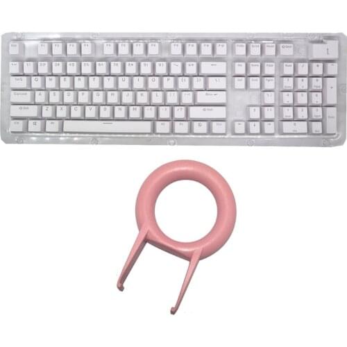 104 Keys PBT Keycaps Backlit Double Injection-Color Keycap for Mechanical Keyboard Solid Color Backlight Keycaps T84C