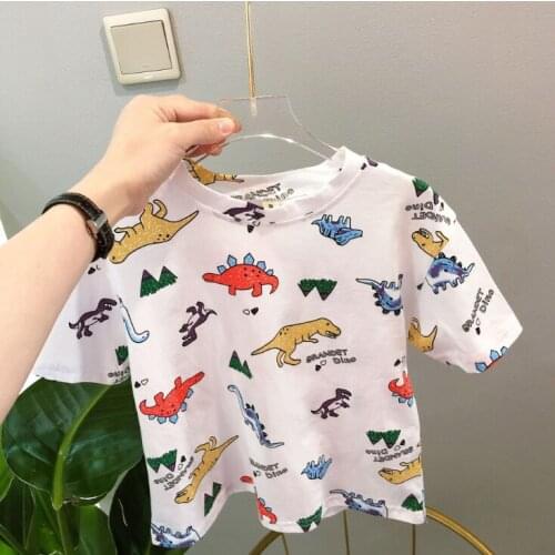 Summer Children T Shirts for Boys Girls T-shirt Kids Cotton Short Sleeve Tops Baby Tees Kids Clothes Girls Tops Kids Clothes