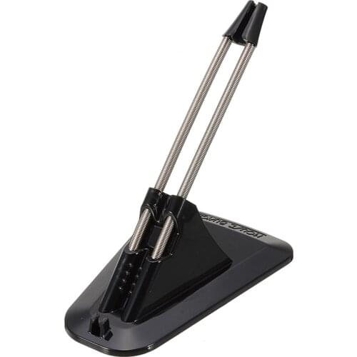 MAYITR 1pc Adjusted Black Flexible Mouse Bungee Plastic Metal Cord Holder Wire Cable Organizer Clipper Line Fixer