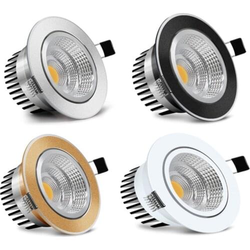 Dimmable Led Downlight Light Ceiling Spot LED downlight 7W 9W 12W 15W 18W 25W 35W AC85-230V Recessed Lights Indoor Lighting