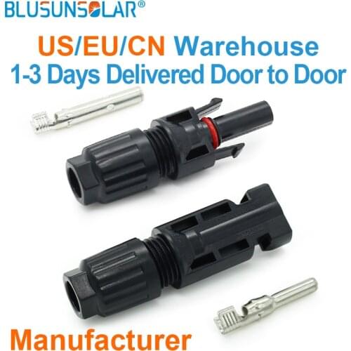 100 Pairs ship from Europe Solar PV Connector Male and Female TUV Standard IP67 waterproof for solar systems