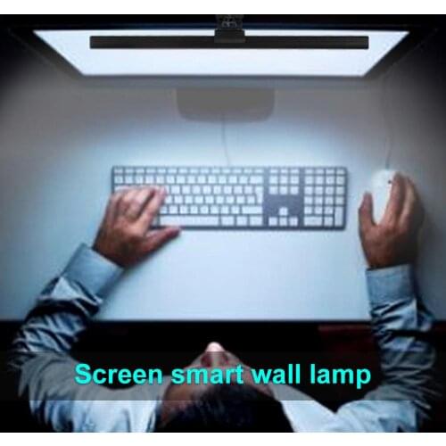 Computer Monitor Light 3 Color Modes Temperature Screenbar LED Desk Lamp Reading Light Durable Computer Light with Bracket