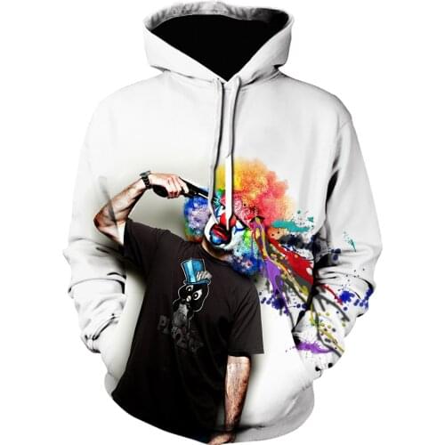 Clown 3D Printed Hoodies Men Women harajuku Pullover Fashion Streetwear Hoodie Casual loose jacket joker Tracksuits sudaderas