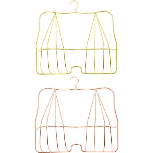 Bra Hanger Camisole Bra Organizer Metal Hangers for Lingerie Shop, Mannequins Female Underwear Hangers Bra Hanging Rack