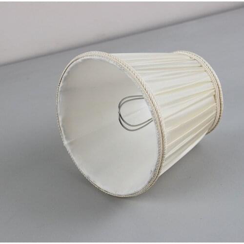 High Quality Cream color Fabric Lampshade For Chandelier Cover, Wall lamp, Clip on