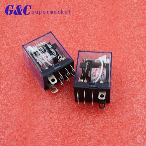 1Pc LY2NJ HH62P HHC68A-2Z Electronic Micro Mini Electromagnetic Relay 10A 8PIN Coil DPDT DC12V,24V AC110V 220V diy electronics