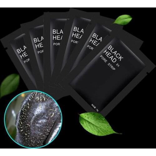 1 Pc Blackhead Remover Mask Nose Strip Peel Acne Gentle Bamboo Charcoal Deep Cleansing Black Mud Mask Pore Cleanser Makeup