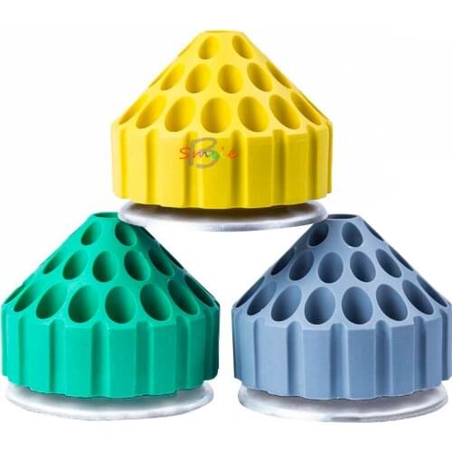 New High Quality Type Dental Plastic Bur Holder Block Case 35 Holes 360 Degree Rotating Storage Box