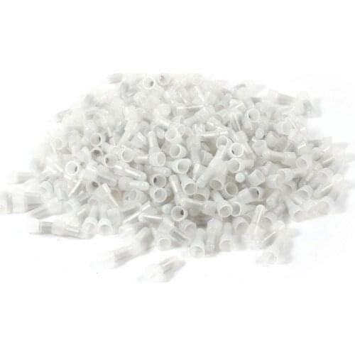 300 Pcs CE-1 Closed End Wire Connectors 22-18 Gauge Crimp Caps White