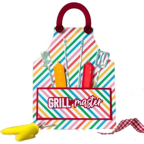 3D Apron Pocket Metal Cutting Dies Scrapbooking DIY Card Photo Album Making Crafts Stencil Embossing Decoration New Die Cuts