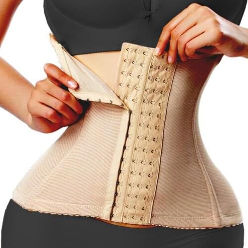 Plus Size Slimming Shapewear Women Dress Waist Trainer Body Shaper Sexy Underwear Modeling Belt Strap Tummy Trimmer Corset S-6XL