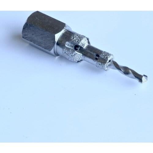 Free shipping 5PCS/pack diamond 2step drill bit 10/16*70MM length with M14 connector for marble/granite/concrete floor drilling