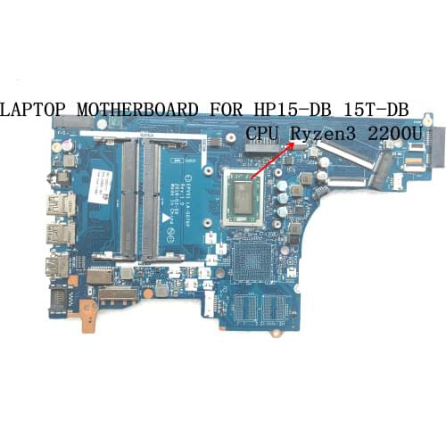 FAST SHIPPING. BRAND NEW,EPV51 LA-G076P REV : 1.0 MAINBOARD For HP 15-DB MOTHERBOARD ONBOARD PROCESSOR Ryzen3 2200U