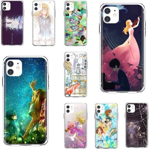 For Samsung Galaxy A9 A8 Star Lite A3 A5 A7 A6 Plus 2018 2015 2016 2017 Your-lie-in-April-Anime-Art Phone Case