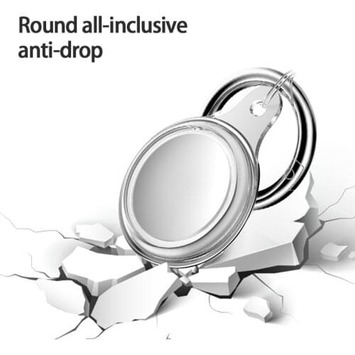 Glacier Transparent Case For Apple Airtags Protective cover For Apple Locator Tracker Anti-lost Device Keychain Protect Sleeve