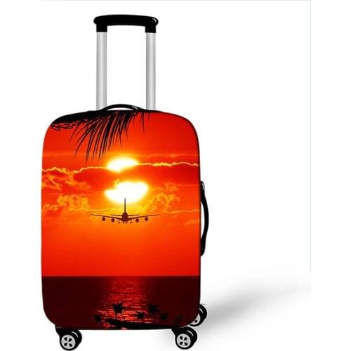 Travel Accessories Luggage Cover Suitcase Protection Baggage Dust Cover Elasticity Aircraft Trunk Set Case For Travel Suitcase