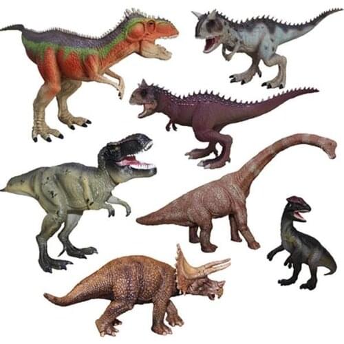 Pop Jurassic World Dinosaurs Figures Play Toy Classic Tyrannosaurus Kids Animal Action Toy Collectible Model Furnishing Toy Gift