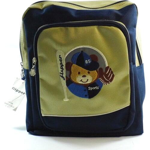 Flipper Teddy Bear Single Shoulder Bag, Kindergarten Bag