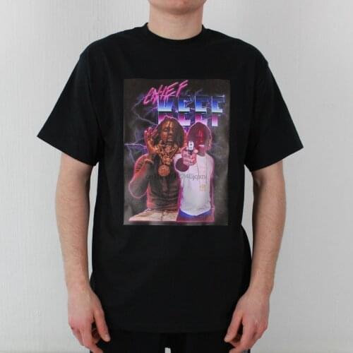 Chief Keef Sosa Purple Reign T Shirt Black Trap Hip Hop Vintage Comfortable T Shirt Casual Short Sleeve Print Tshirt