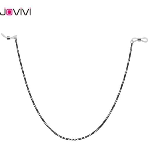Jovivi 1x Chain Silicone Hoop Protection Handcuffs Nipple Noose Chain Non Piercing Rings Faux Body Piercing Jewelry