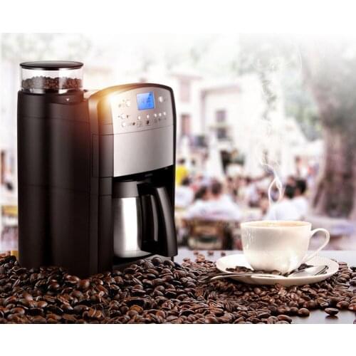 Drip coffee maker home small Italian semi-automatic steam milk froth grinder